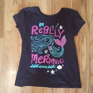 🌻3/$10!! Girl's mermaid shirt